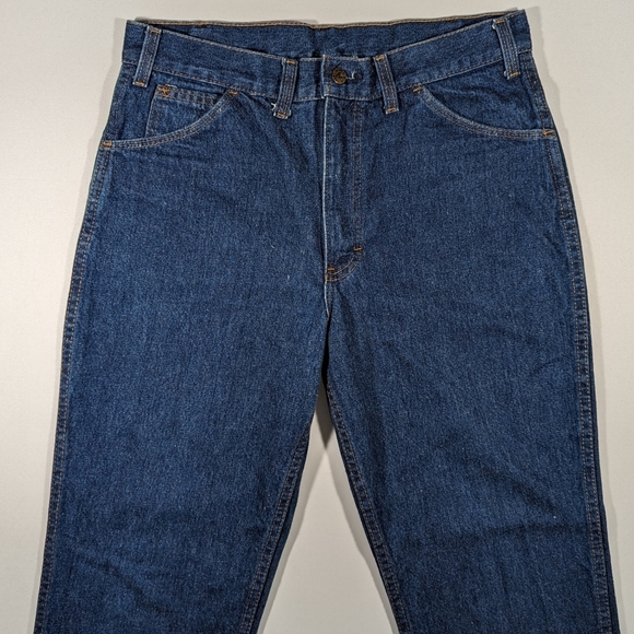 Vintage 70s Saddle King Key Jeans Size 34x29 Made in USA Talon Zipper - Picture 3 of 9